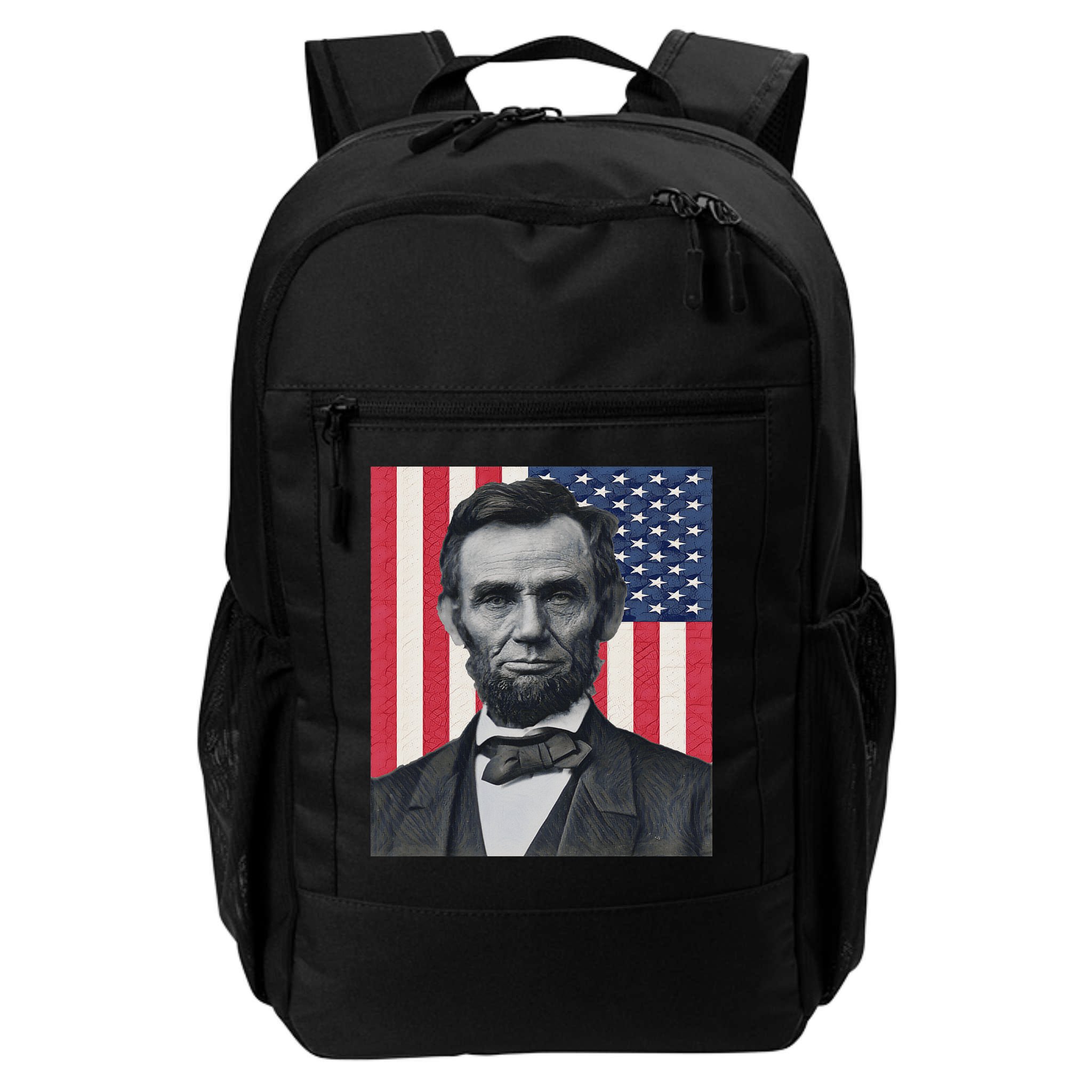Abraham Abe Lincoln July 4th Holiday Usa President Patriot Backpack