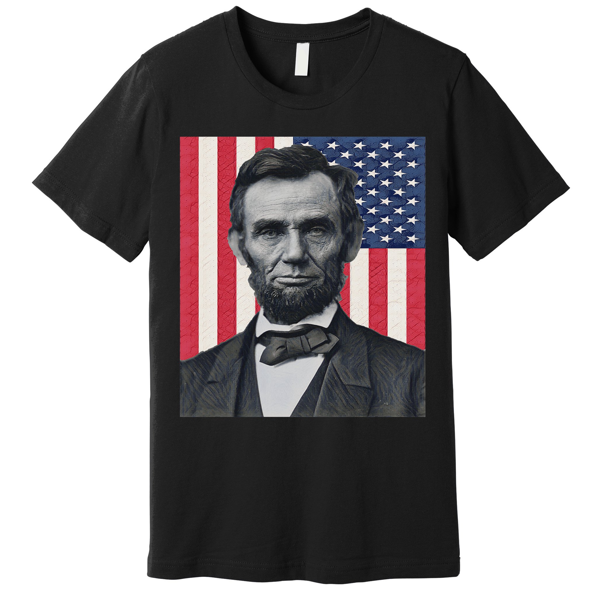 Abraham Abe Lincoln July 4th Holiday Usa President Patriot Premium T-Shirt