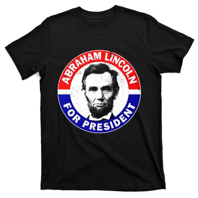 Abraham Abe Lincoln For President Vintage T-Shirt