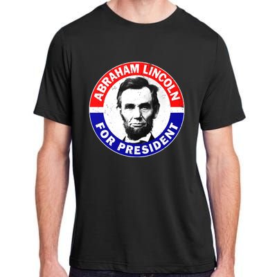 Abraham Abe Lincoln For President Vintage Adult ChromaSoft Performance T-Shirt