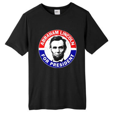 Abraham Abe Lincoln For President Vintage Tall Fusion ChromaSoft Performance T-Shirt