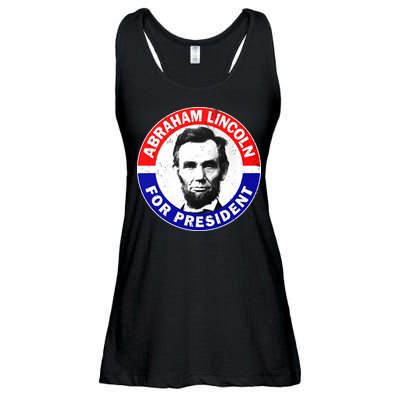 Abraham Abe Lincoln For President Vintage Ladies Essential Flowy Tank