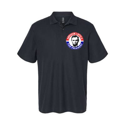 Abraham Abe Lincoln For President Vintage Softstyle Adult Sport Polo