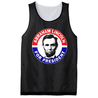 Abraham Abe Lincoln For President Vintage Mesh Reversible Basketball Jersey Tank