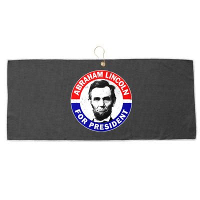 Abraham Abe Lincoln For President Vintage Large Microfiber Waffle Golf Towel