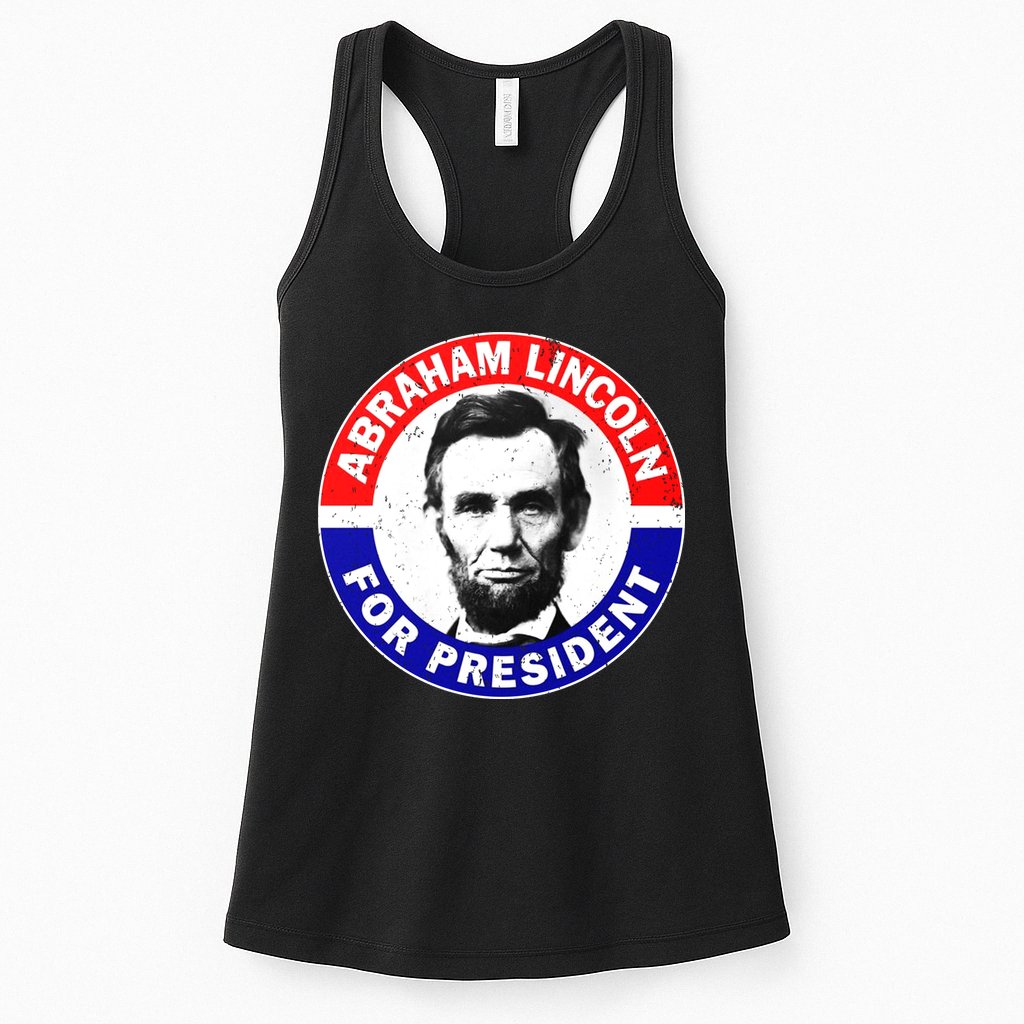Abraham Abe Lincoln For President Vintage Womens Tank Top