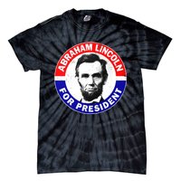 Abraham Abe Lincoln For President Vintage Tie-Dye T-Shirt