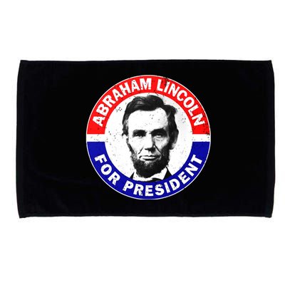 Abraham Abe Lincoln For President Vintage Microfiber Hand Towel