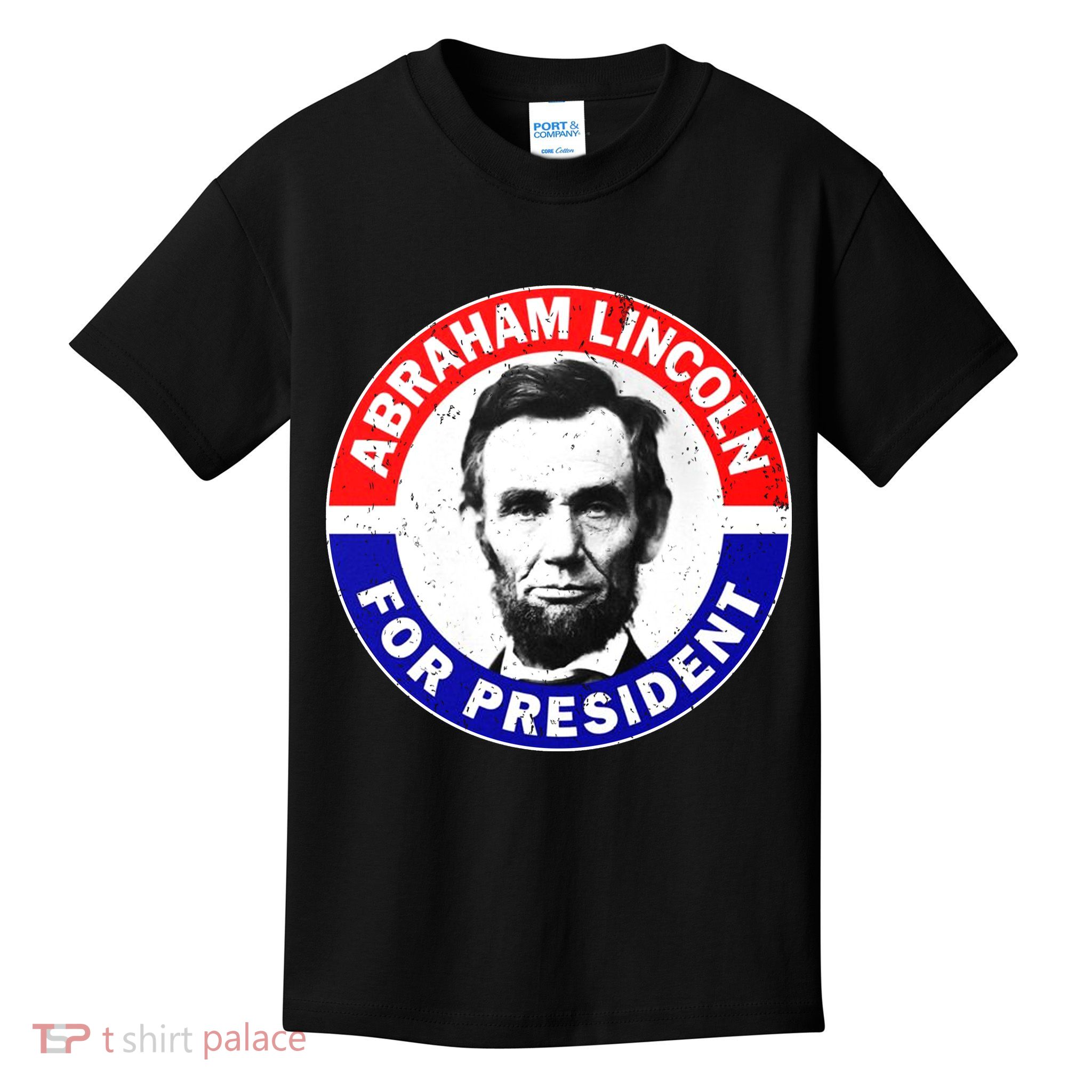 Abraham Abe Lincoln For President Vintage Kids T-Shirt