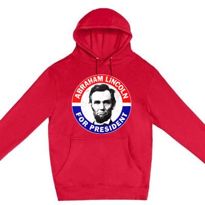 Abraham Abe Lincoln For President Vintage Premium Pullover Hoodie