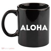 Aloha 11oz C Handle Ceramic Mug