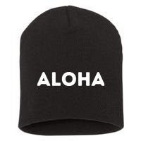 Aloha Short Acrylic Beanie