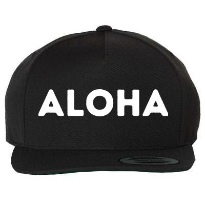 Aloha Wool Snapback Cap