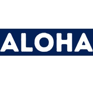 Aloha Bumper Sticker