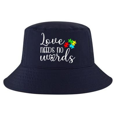 Autism Awareness Love Needs No Words Wo Be Kind Cool Comfort Performance Bucket Hat