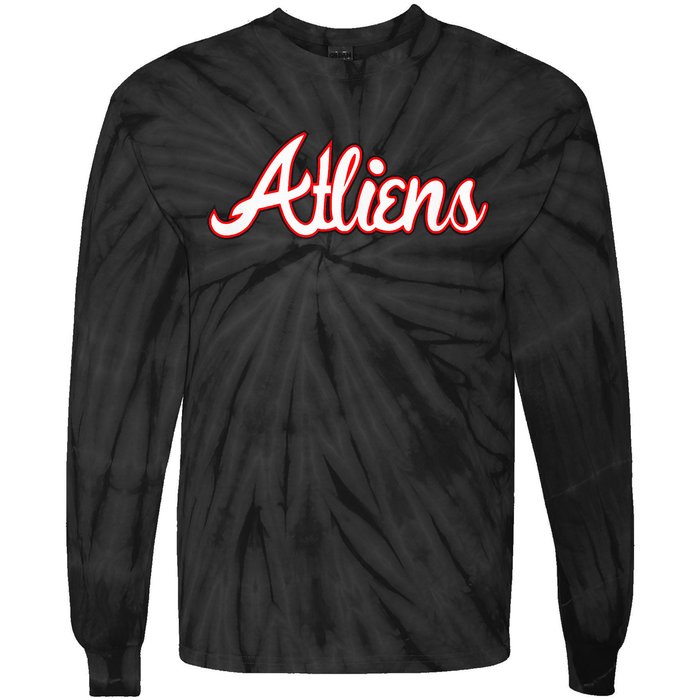 Atliens Atlanta Live In Atlanta Love Atlanta Tie-Dye Long Sleeve Shirt