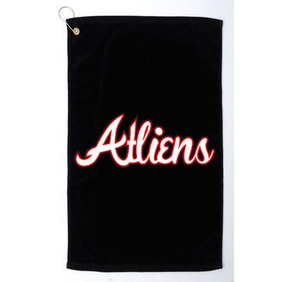 Atliens Atlanta Live In Atlanta Love Atlanta Golf Towel