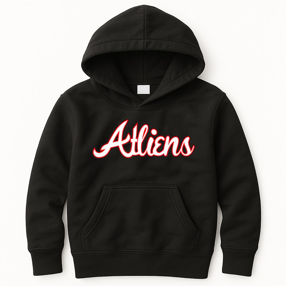 Atliens Atlanta Live In Atlanta Love Atlanta Kids Hoodie