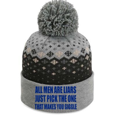 All Are Liars Just Pick The One That Makes You Giggle The Baniff Cuffed Pom Beanie