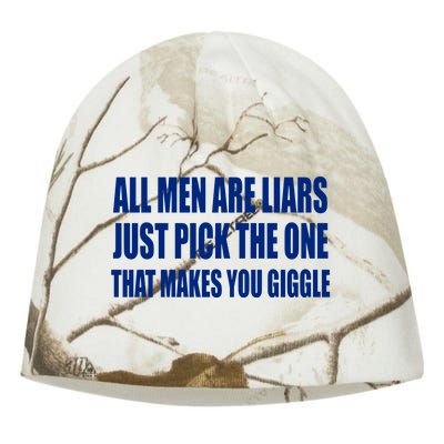 All Are Liars Just Pick The One That Makes You Giggle Kati - Camo Knit Beanie