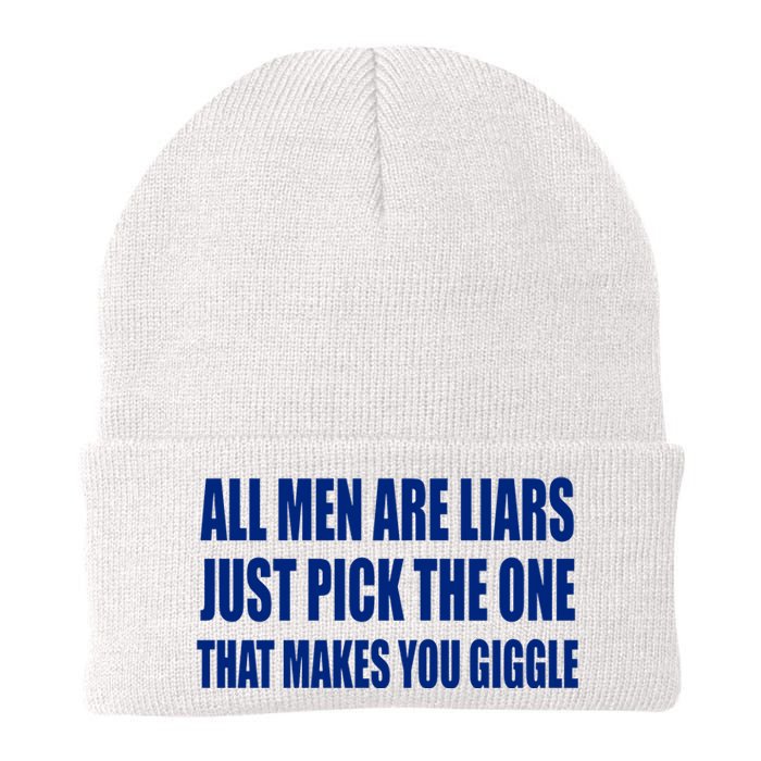 All Are Liars Just Pick The One That Makes You Giggle Knit Cap Winter Beanie