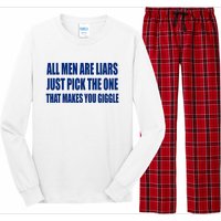 All Are Liars Just Pick The One That Makes You Giggle Long Sleeve Pajama Set