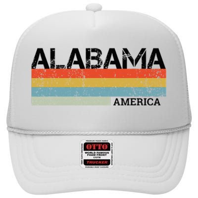 Alabama High Crown Mesh Back Trucker Hat