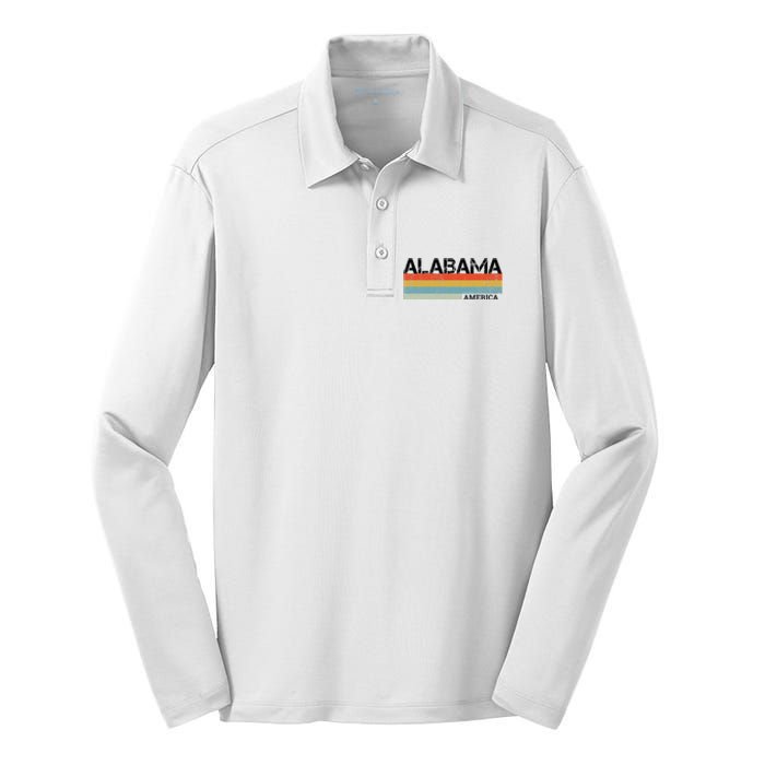 Alabama Silk Touch Performance Long Sleeve Polo