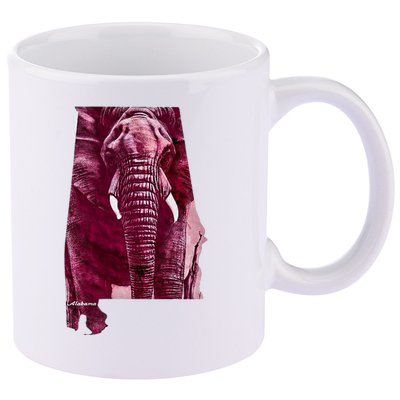 Alabama 11oz C Handle Ceramic Mug