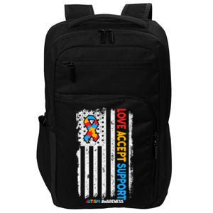 Autism Autistic Love Accept Support Autism Awareness Impact Tech Backpack