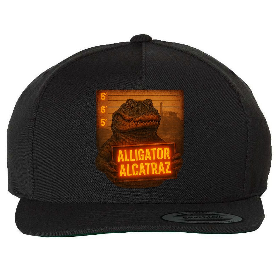Alligator Alcatraz Limited Wool Snapback Cap