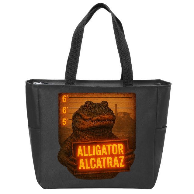 Alligator Alcatraz Limited Zip Tote Bag