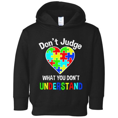 Autism Awareness Love And Support Acceptance Toddler Hoodie