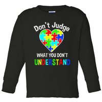 Autism Awareness Love And Support Acceptance Toddler Long Sleeve Shirt