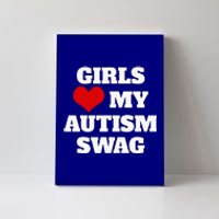  Autism Awareness Love My Autism Swag Funny  Canvas