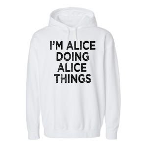 Alice Garment-Dyed Fleece Hoodie