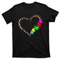 Autism Awareness Love Heart Puzzle Piece Gift T-Shirt