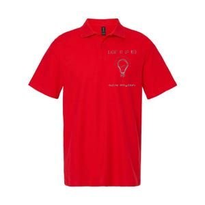 Autism Acceptance Light It Up Red redinstead Softstyle Adult Sport Polo