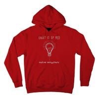 Autism Acceptance Light It Up Red redinstead Tall Hoodie