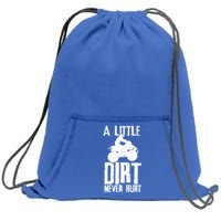 Atv A Little Dirt Never Hurt 4 Wheeler Quad Bike Funny Gift Sweatshirt Cinch Pack Bag