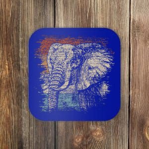 African Animal Lover Gift Elephant Coaster