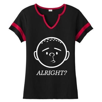 Alright Ladies Halftime Notch Neck Tee