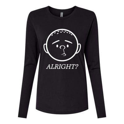 Alright Womens Cotton Relaxed Long Sleeve T-Shirt