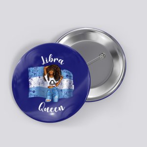 Afro Argentinian Libra Queen Black Zodiac Argentina Gift Button