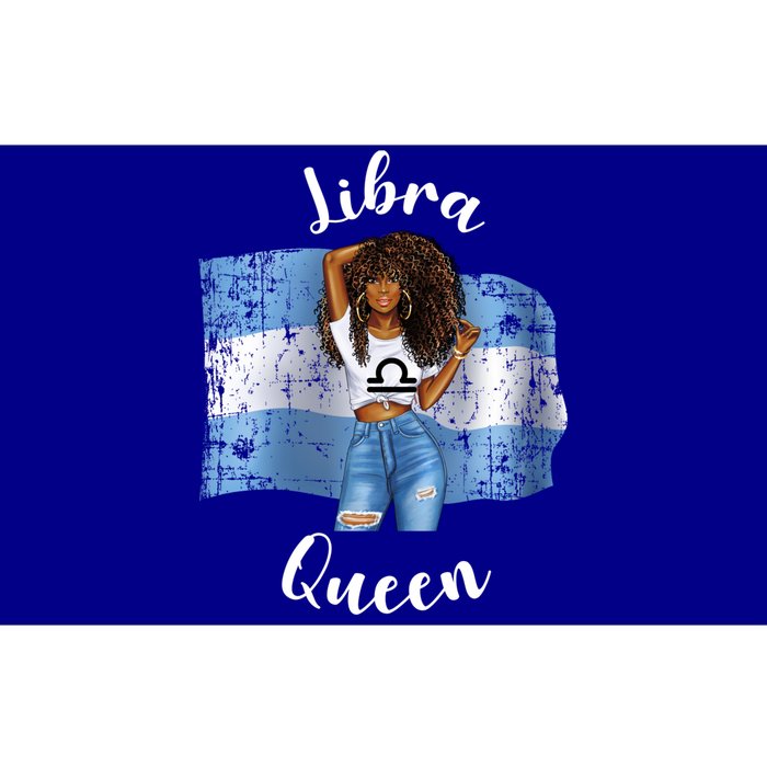 Afro Argentinian Libra Queen Black Zodiac Argentina Gift Bumper Sticker