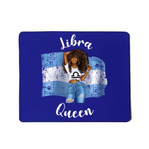 Afro Argentinian Libra Queen Black Zodiac Argentina Gift Mousepad