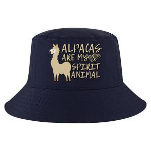 Alpacas Are My Spirit Animals Funny Llama Cool Comfort Performance Bucket Hat