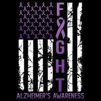 AlzheimerS Awareness Month Day Usa Flag Ribbon Purple Zip Tote Bag