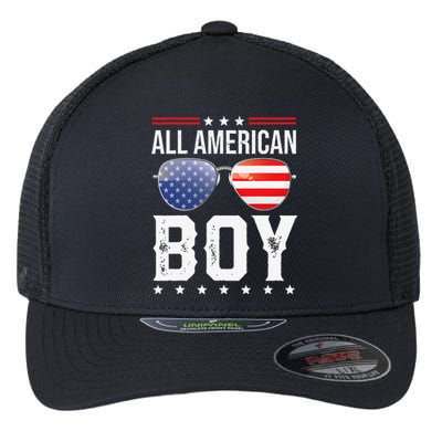 All American Matching Family Fourth 4th of July American Flexfit Unipanel Trucker Cap