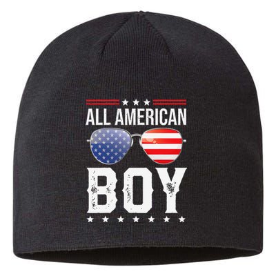 All American Matching Family Fourth 4th of July American Sustainable Beanie